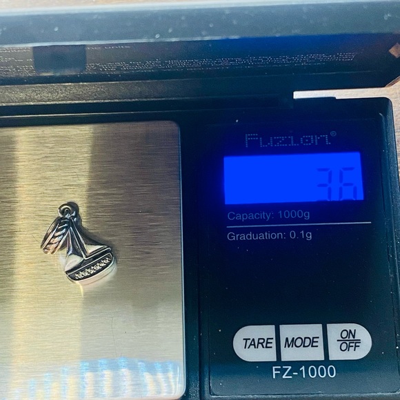 EUC Pandora 791138CZ Sterling Silver Sail Away Sailboat Nautical Bead w/ CZ's - Picture 6 of 6